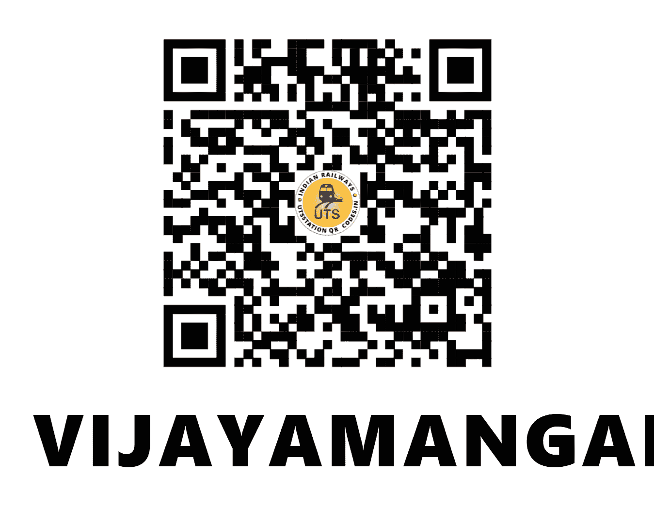 UTS QR Code for VIJAYAMANGALAM - VZ (SR - TAMIL NADU)